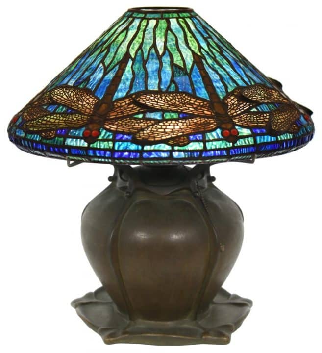 Fontaine’s Auction sold several Tiffany Studios lamps at their Fine & Decorative Arts sale, January 23, 2021