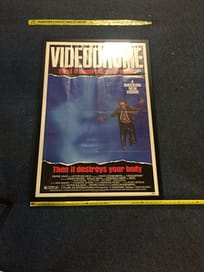 AUTHENTIC & RARE 27″ X 41″ POSTER FOR THE MOVIE AND Frame with Glass