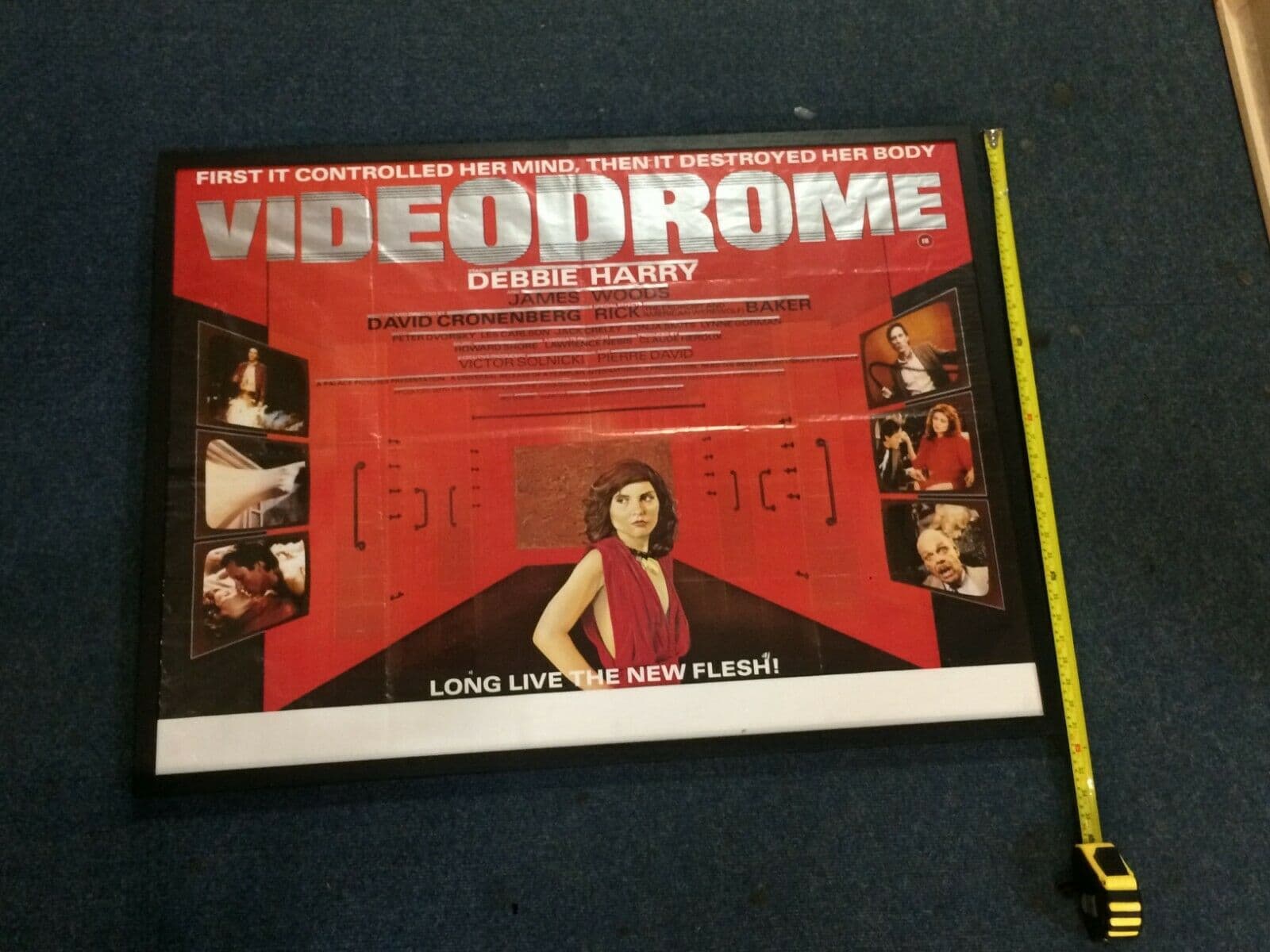 Videodrome 1983 British Quad Poster – Original Quad Poster – Film Poster