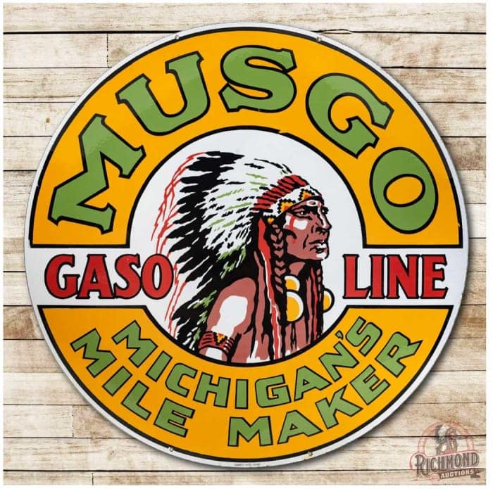 Musgo Gas Sign Sells for Record $1.5 Million